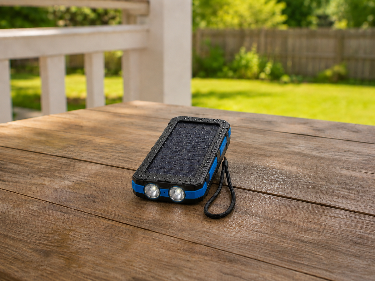 Solar-Powered Power Bank